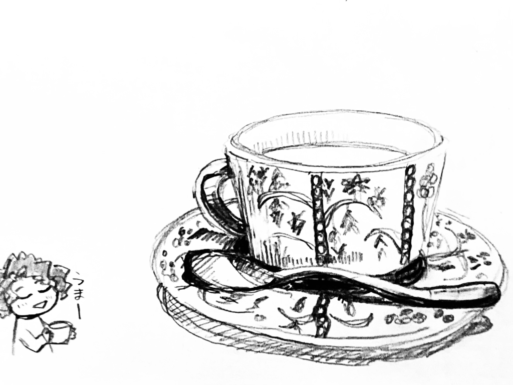 今日のイラスト：コーヒーカップ